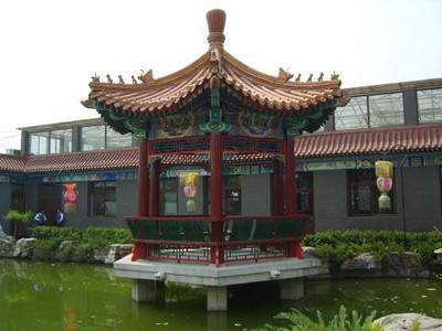 承德仿古建涼亭長(zhǎng)廊牌樓廣場(chǎng)假山噴泉園林景觀工程施工dn6古建