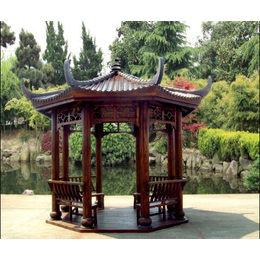 八角涼亭_蘇州織彩園林工程_古建涼亭