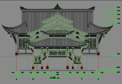 仿古遺跡保護維修工程施工圖紙免費下載 - 園林古建 - 土木工程網(wǎng)