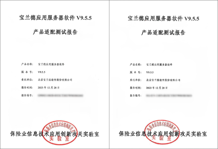 寶蘭德應用服務器軟件通過保險業信息技術應用創新攻關實驗室產品適配
